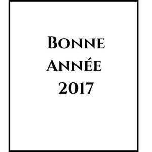 Bonne Année 2017 Bonne Année 2017
