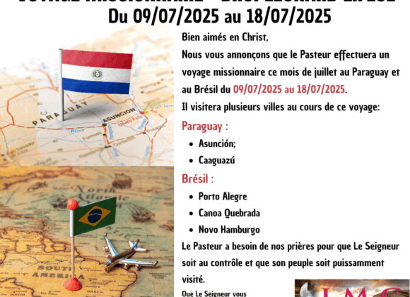Voyage Missionnaire au Paraguay